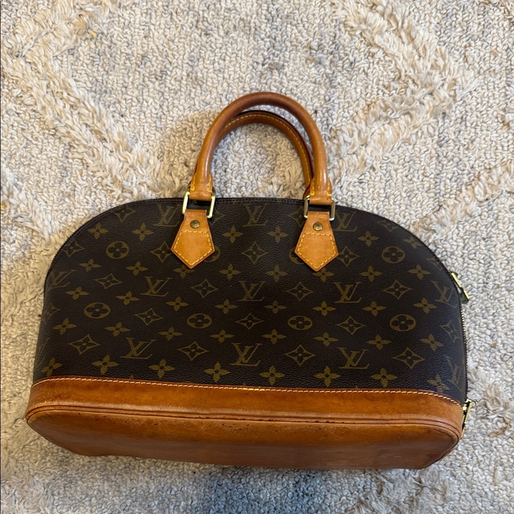 Louis Vuitton Brown Monogram alma Satchel